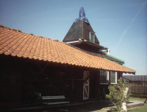 Schuur en molen (in aanbouw)